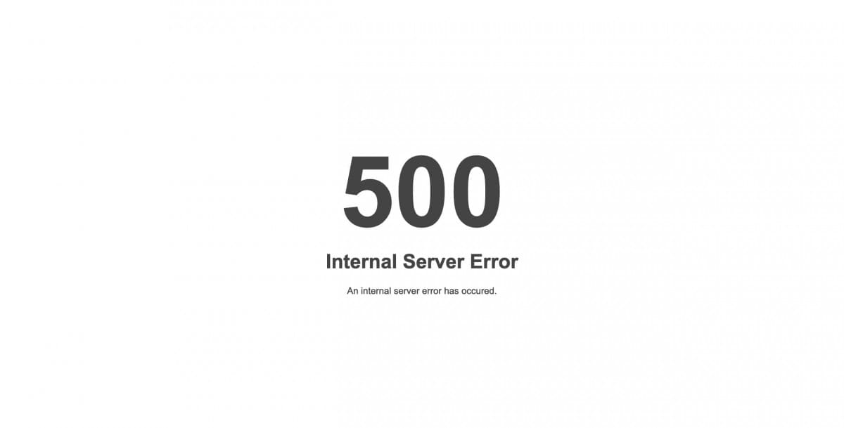 500 error 500 error